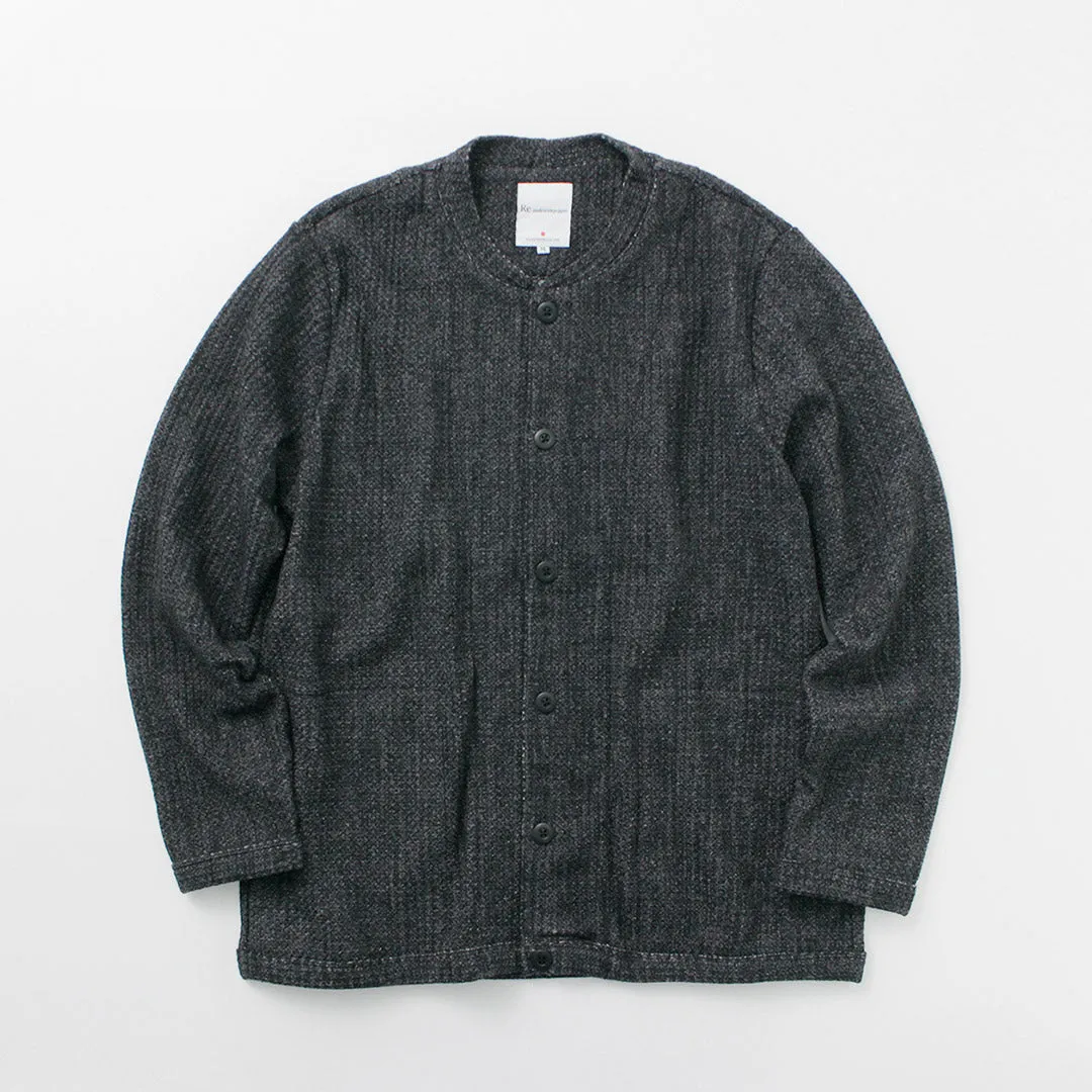 RE MADE IN TOKYO JAPAN / Glen Check Fleece Cardigan