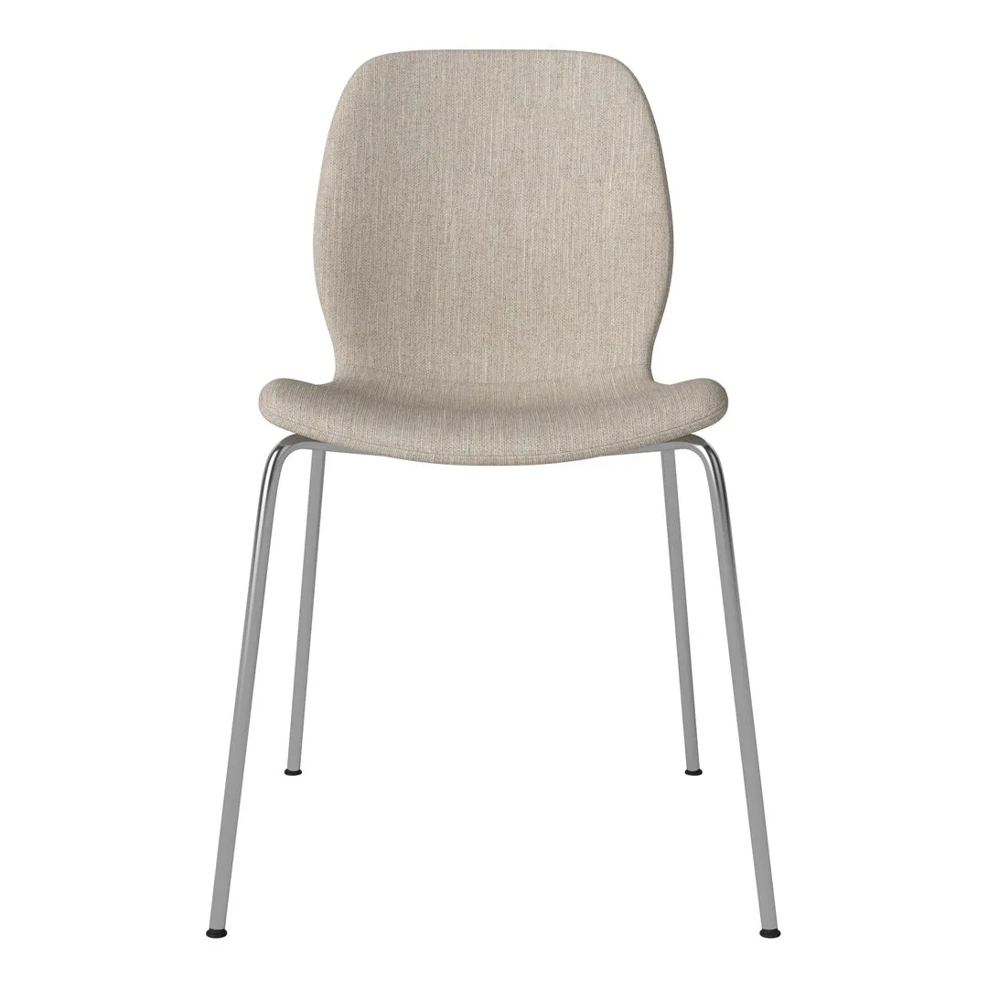 Seed Dining Chair - Upholstered - Chrome Base