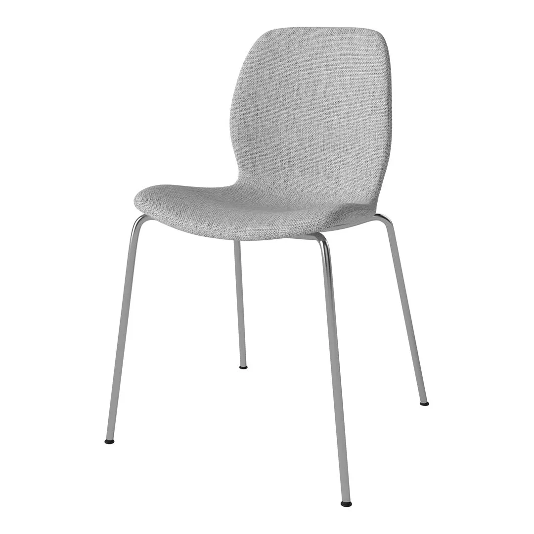 Seed Dining Chair - Upholstered - Chrome Base