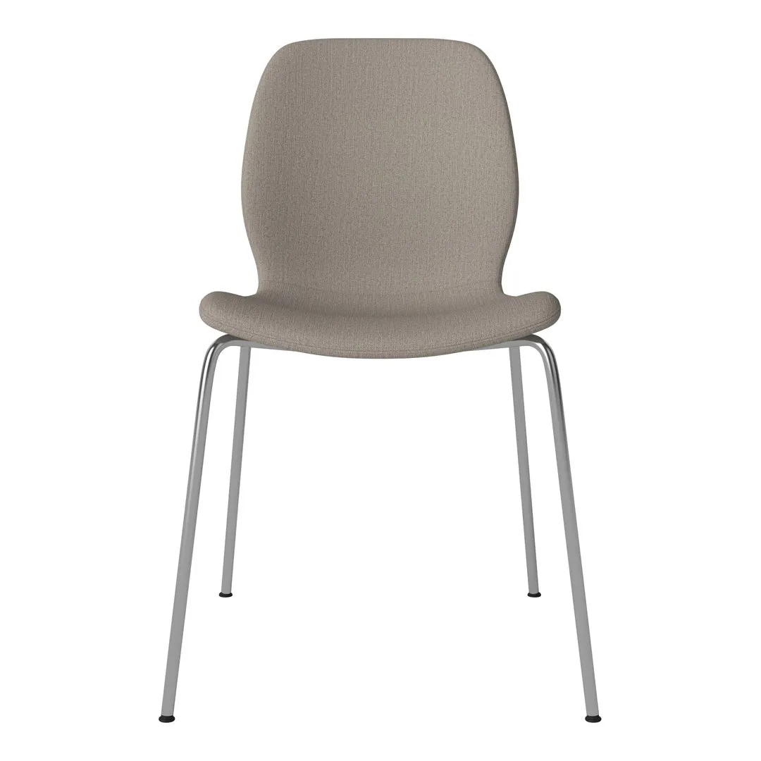 Seed Dining Chair - Upholstered - Chrome Base