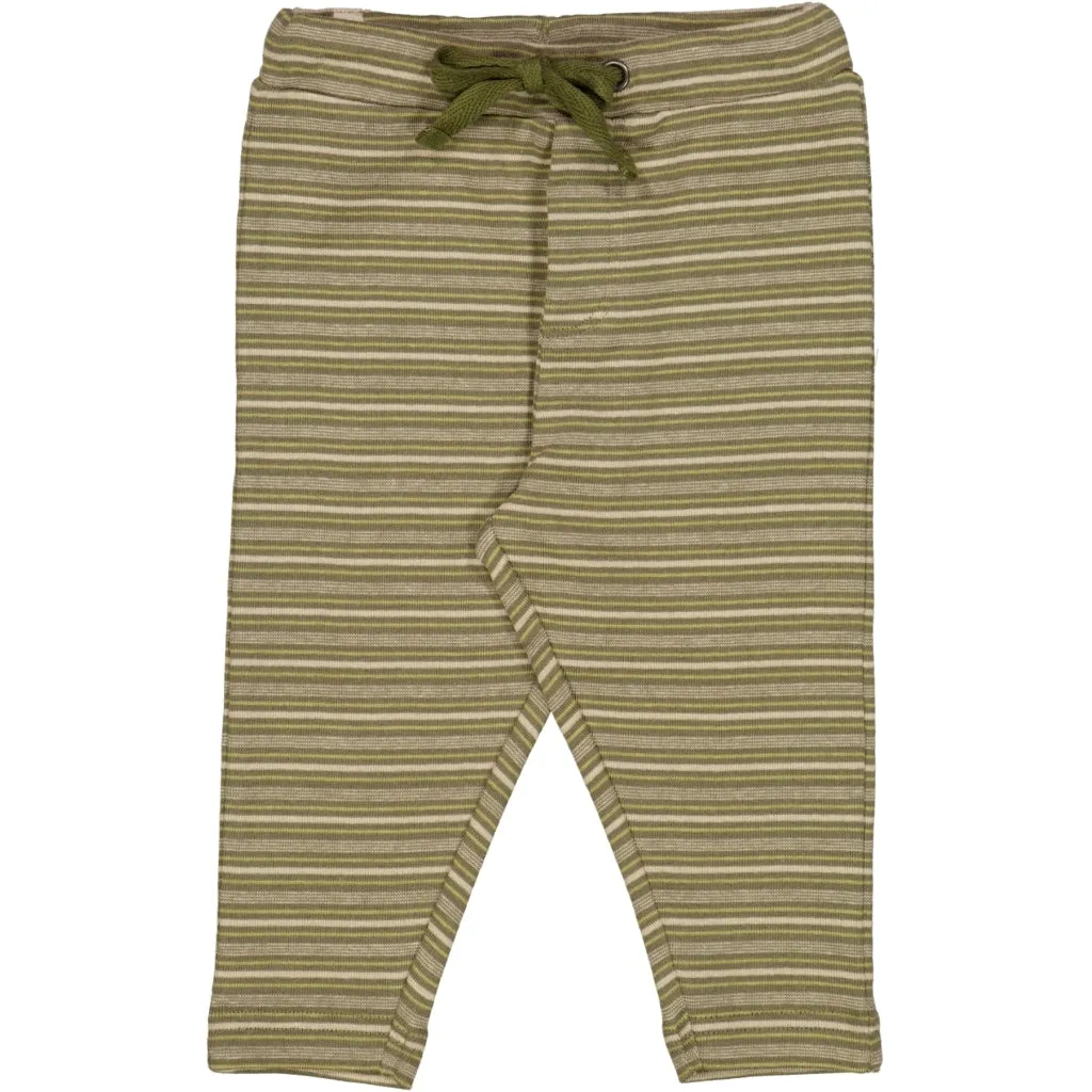 Soft Pants Manfred - heather green stripe