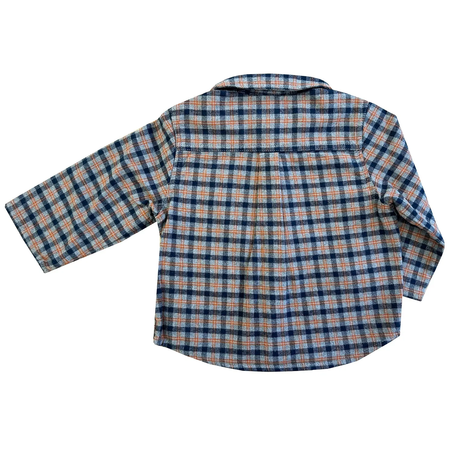 Soft Plaid Pan Baby Shirt