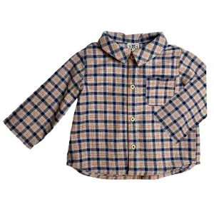 Soft Plaid Pan Baby Shirt