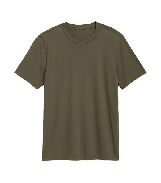 Soft-Washed Crew-Neck T-Shirt for Men Heritage Green