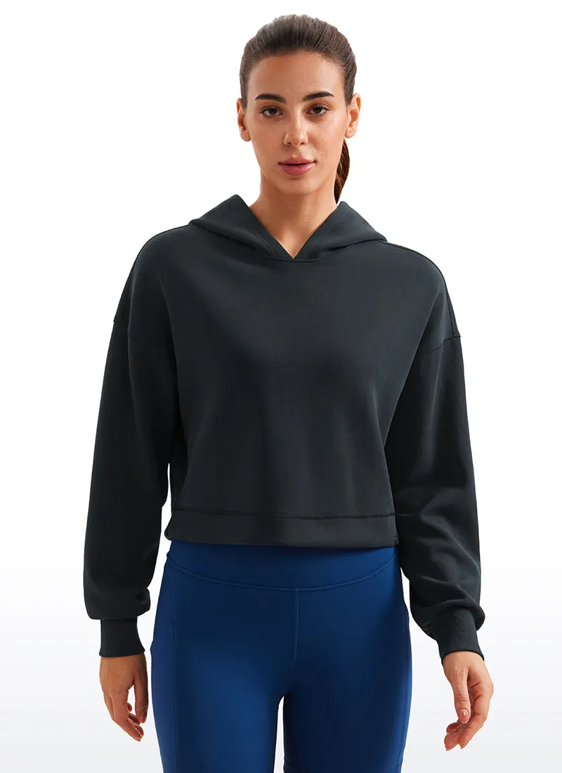 SoftAura Cropped Pullover Hoodies