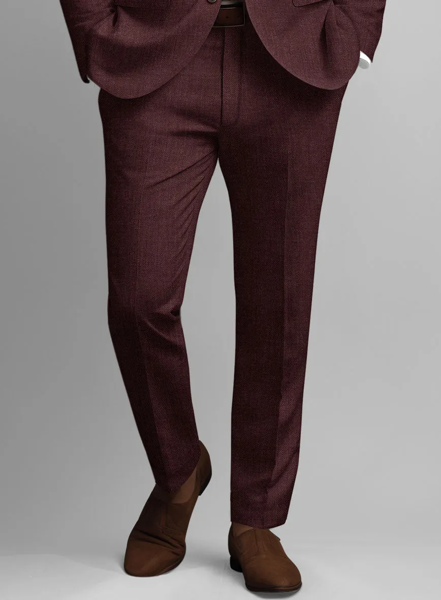 Solbiati Pericle Wine Linen Suit