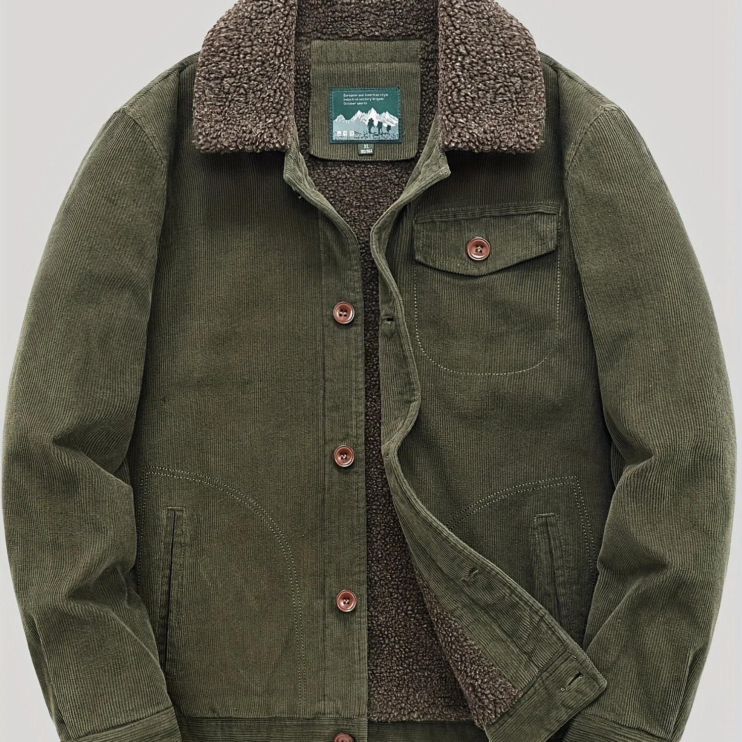 Sven | Warm fleece button jacket