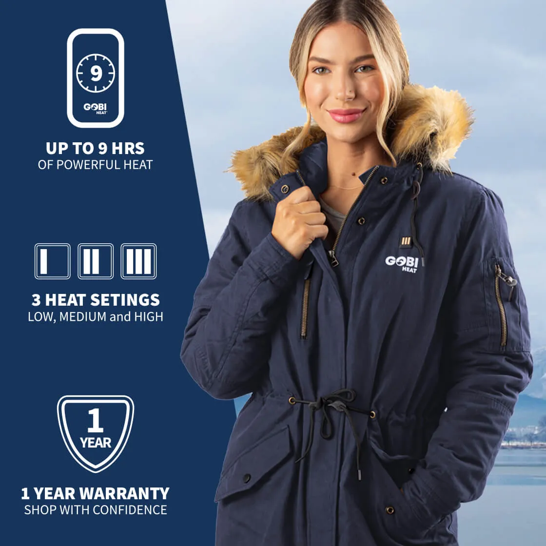 Terra Womens Heated Parka