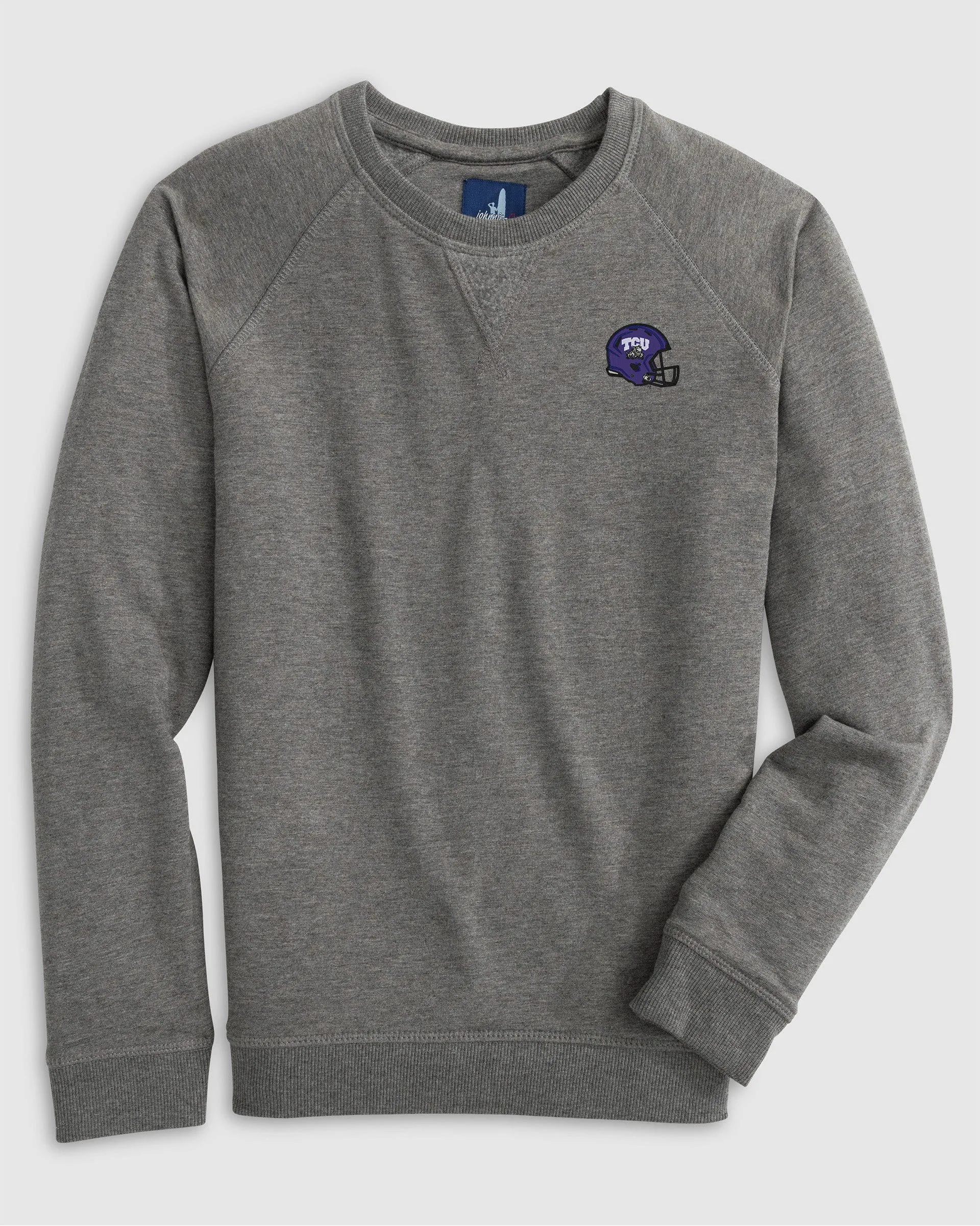 Texas Christian Freeman Jr. Crewneck Sweatshirt - Helmet Logo