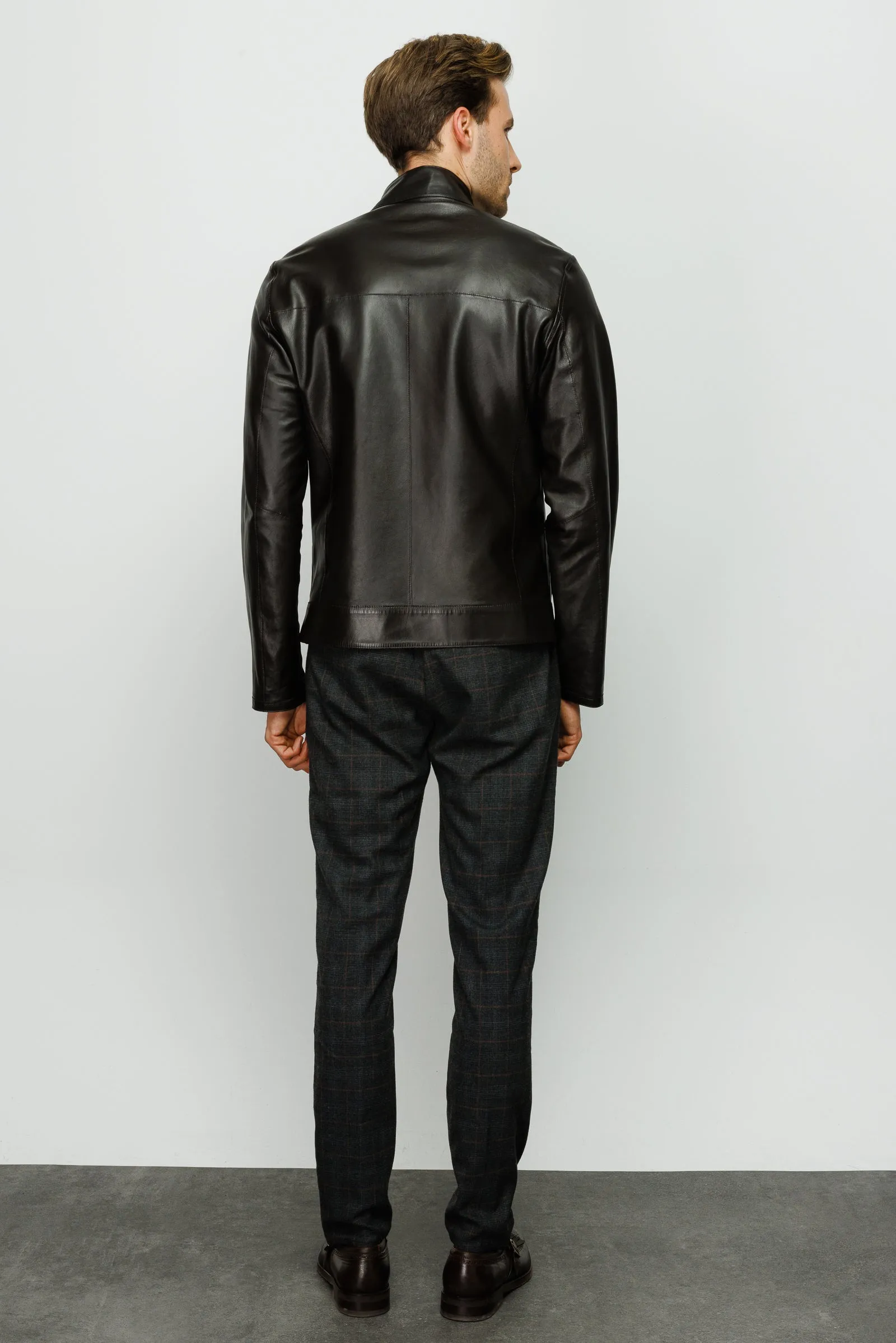 The Del Rio Leather Black Men Jacket