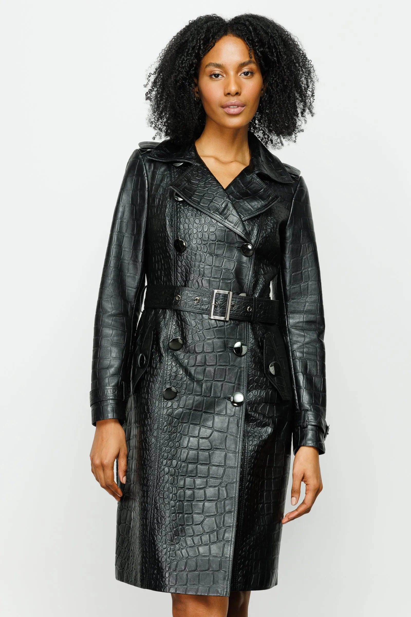 The Folcata Black Leather Women Jacket