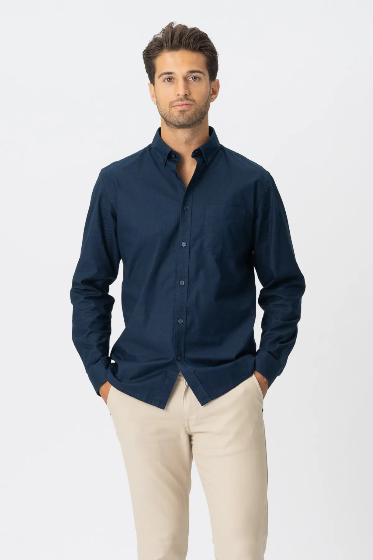 The Original Performance Oxford Shirt - Navy Blazer