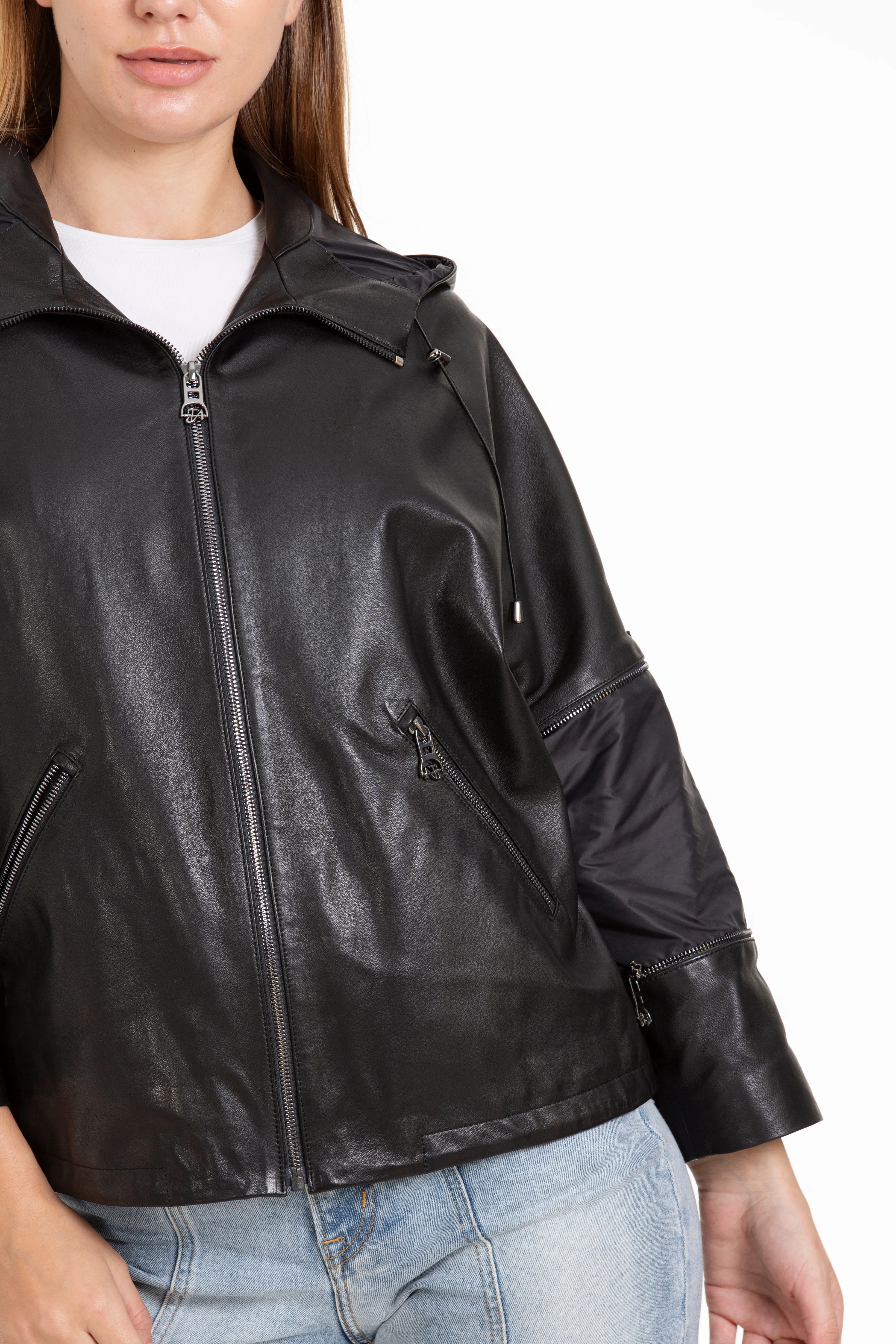 The Tomigaya Women Leather Jacket