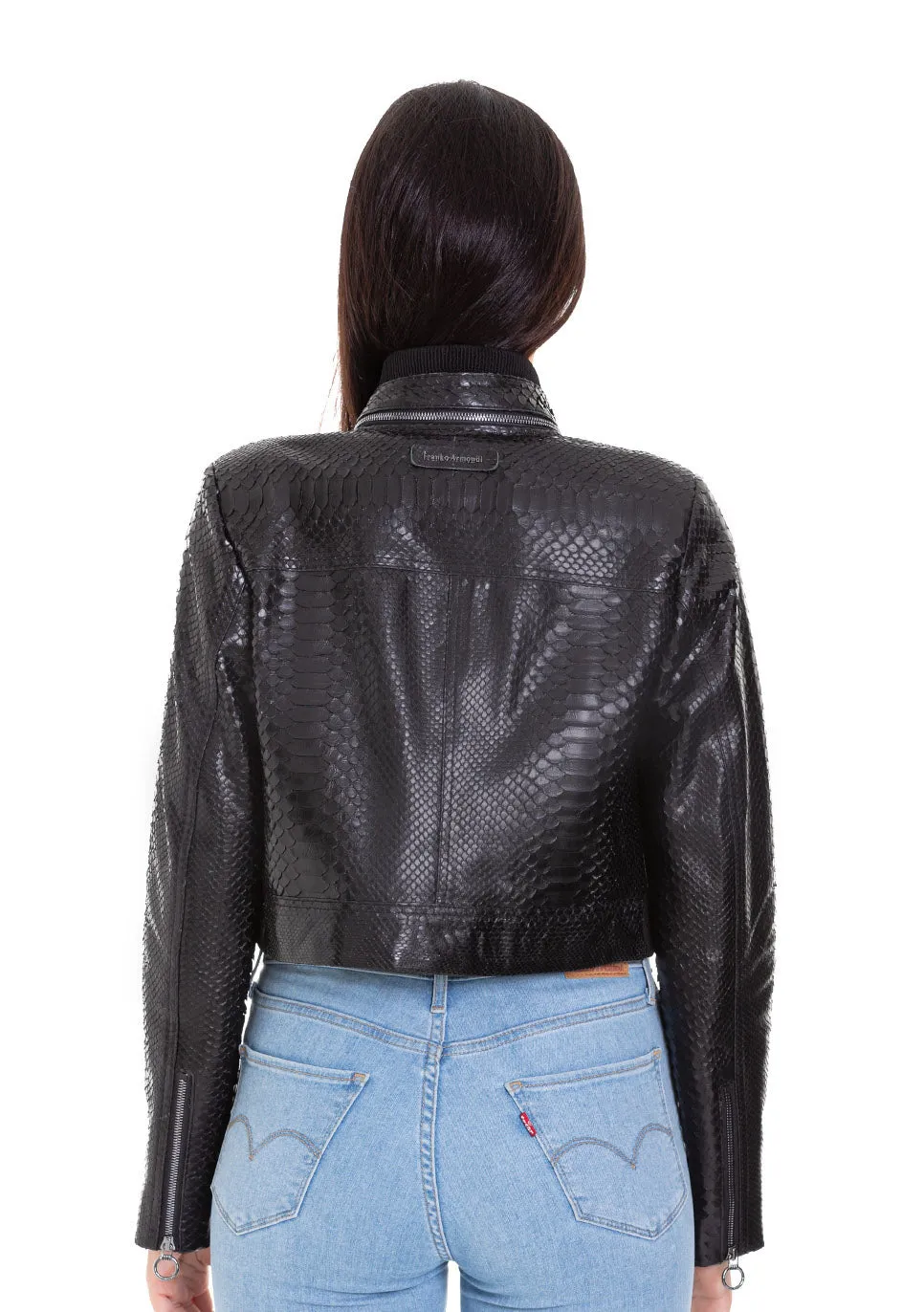 The Torre Pyht Leather Women Jacket