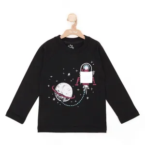 Tiny Trendsetter's Black Reglan Sweatshirt