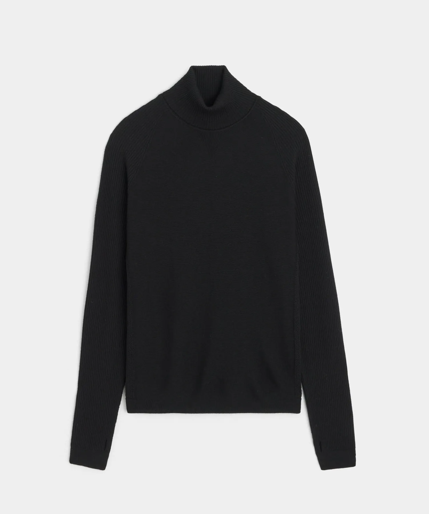 Todd Snyder X Woolrich Technical Merino Turtleneck in Black