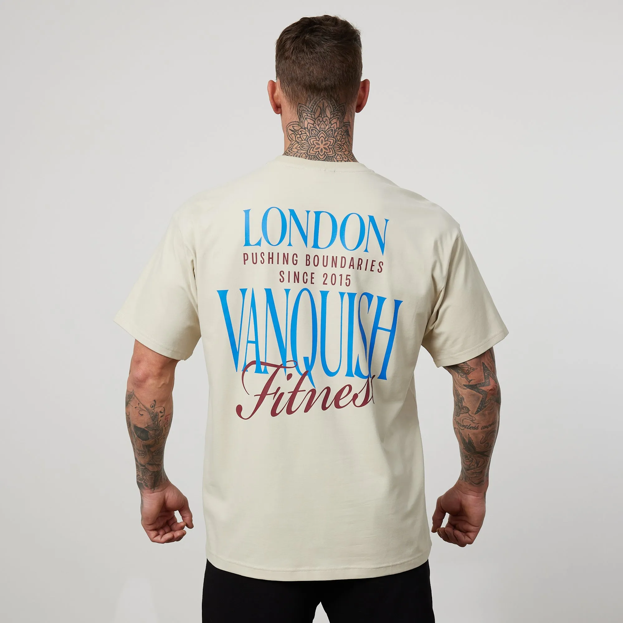 Vanquish TSP Vintage White Pushing Boundaries Oversized T Shirt