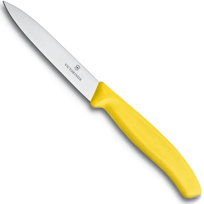 VICTORINOX PARING KNIFE SWISS CLASSIC,YELLOW HANDLE - 10 CM