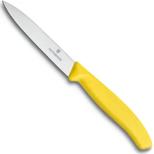 VICTORINOX PARING KNIFE SWISS CLASSIC,YELLOW HANDLE - 10 CM