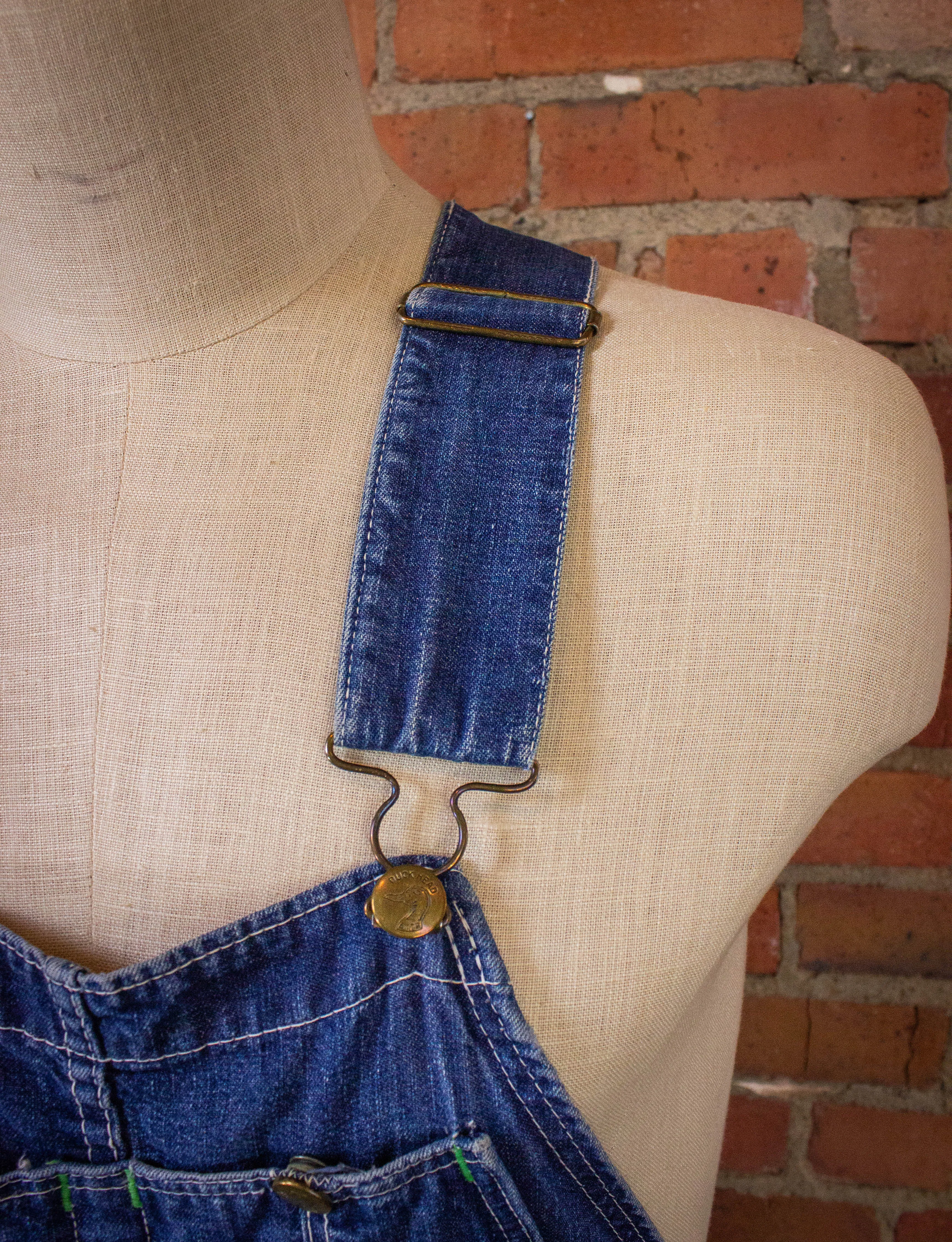 Vintage Duck Head Denim Overalls 33x31