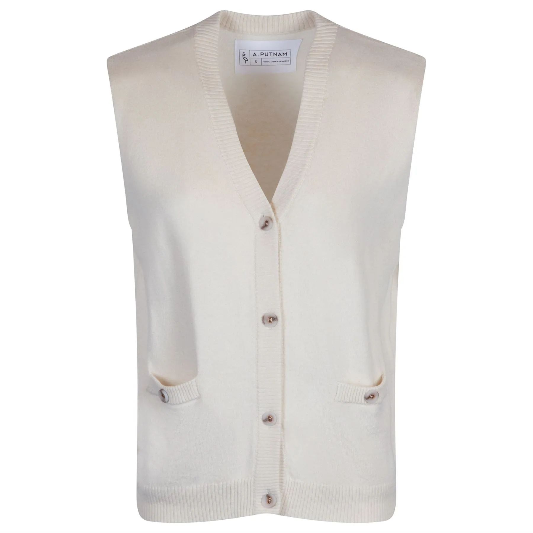 Womens Enza Vest Cream - AW24