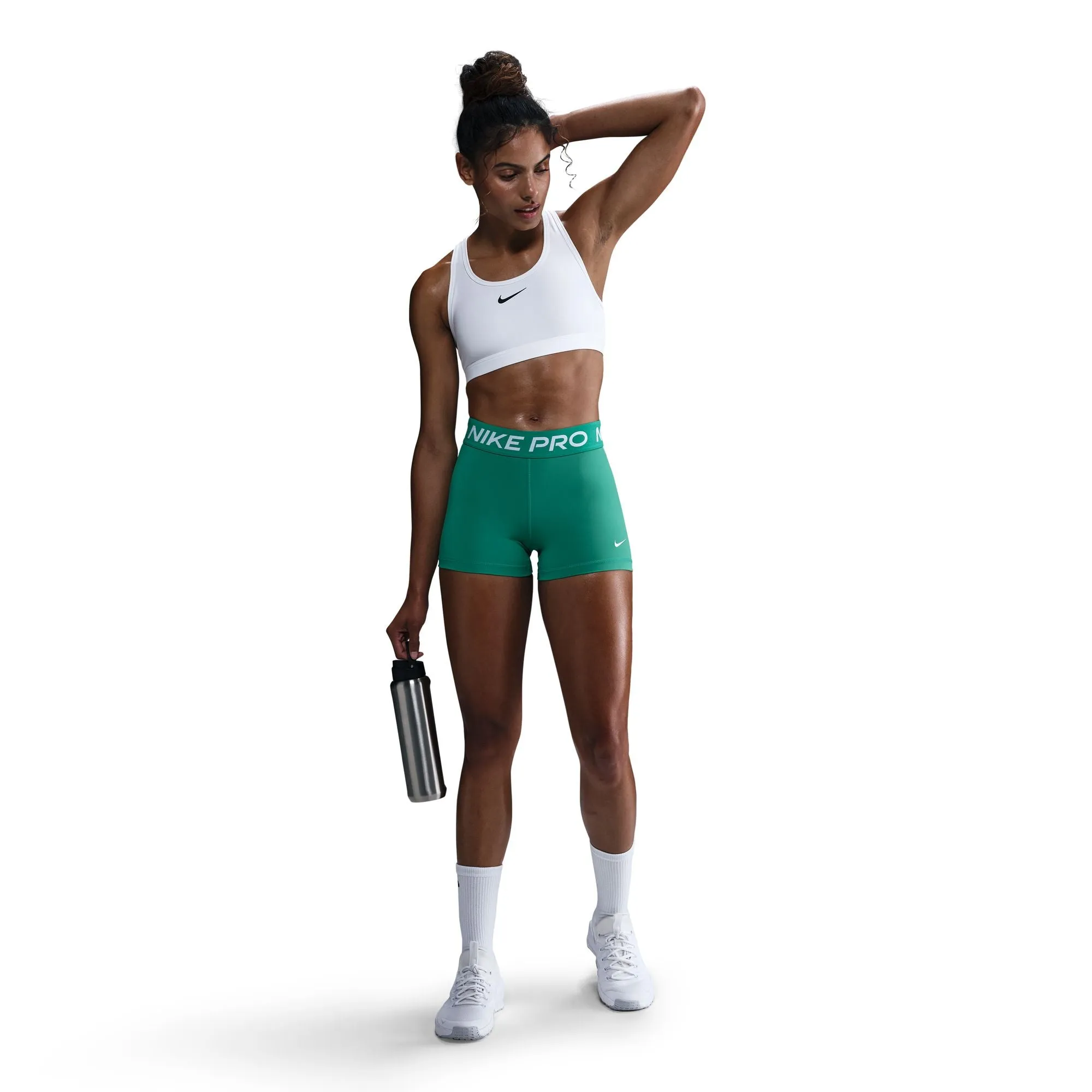 Women's Pro 3" Shorts (326 - Stadium Green/White)