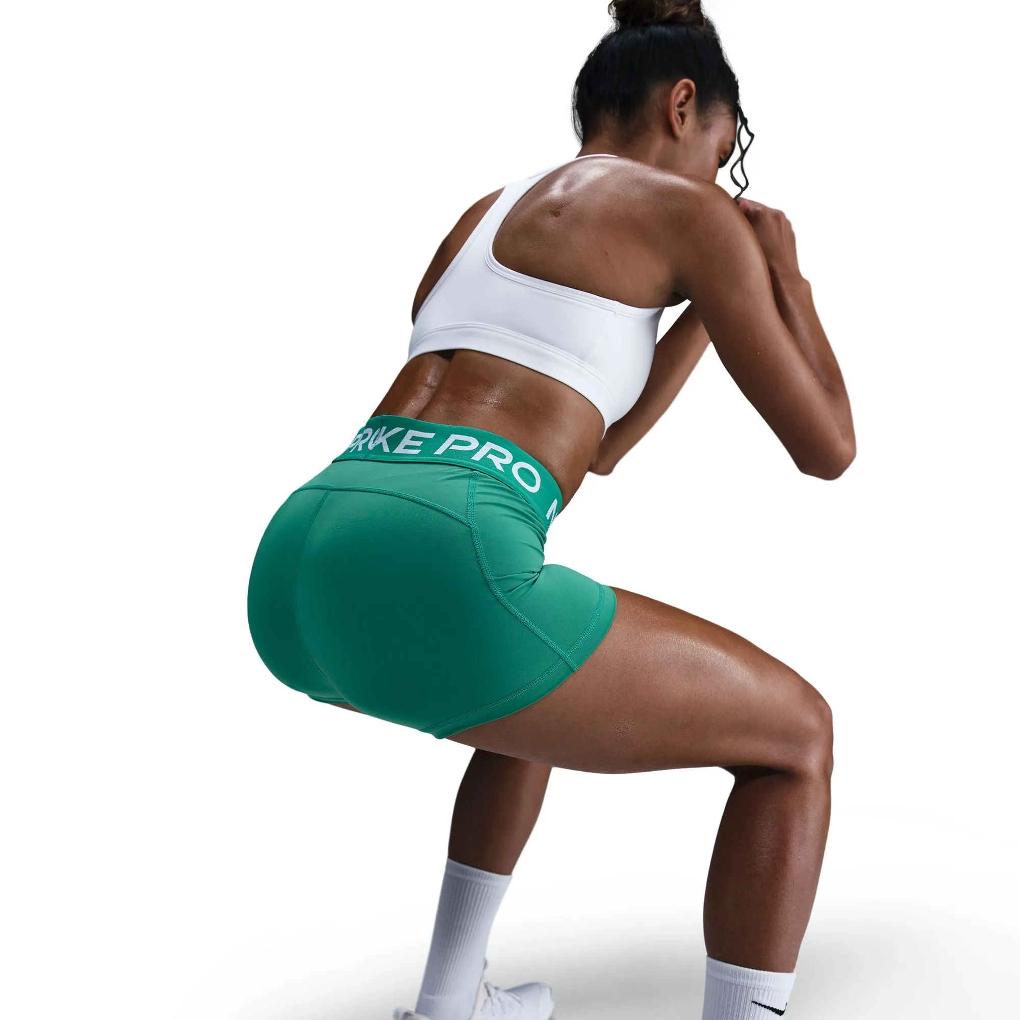 Women's Pro 3" Shorts (326 - Stadium Green/White)