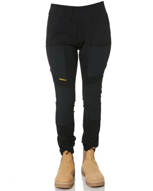 Womens Work Stretch Leggings - Black