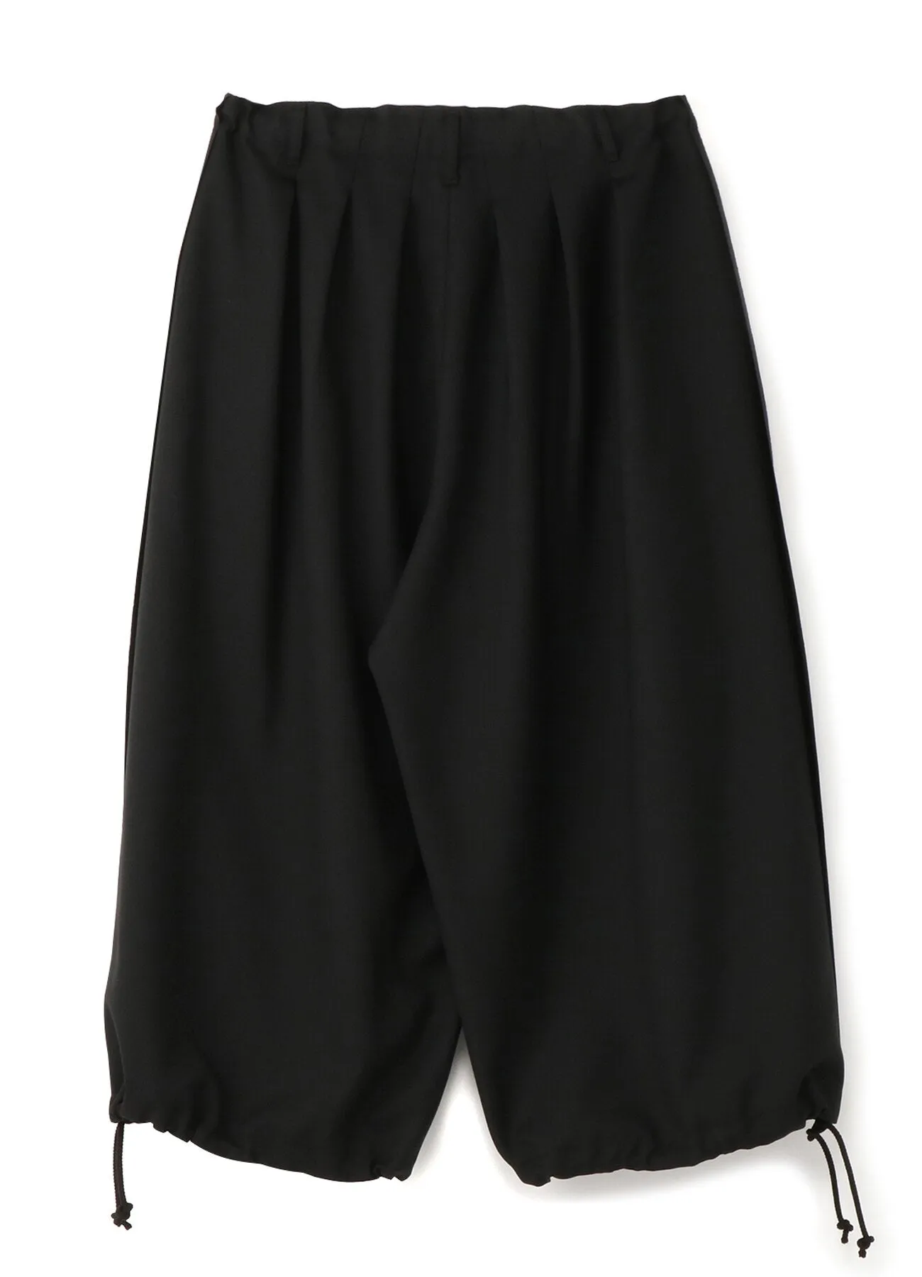 WOOL/POLYESTER GABARDINE BALLOON PANTS