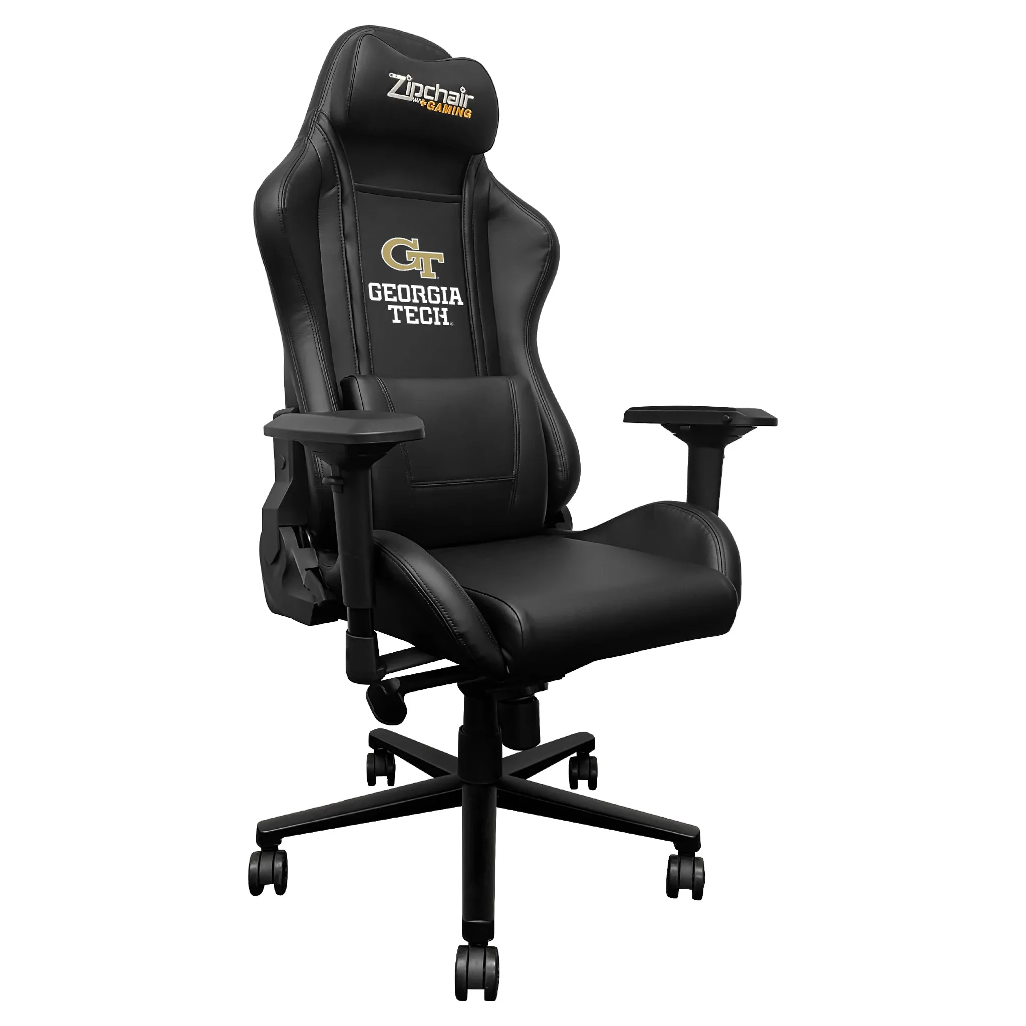 Xpression Pro Gaming Chair with Georgia Tech Yellow Jackets with Wordmark Logo